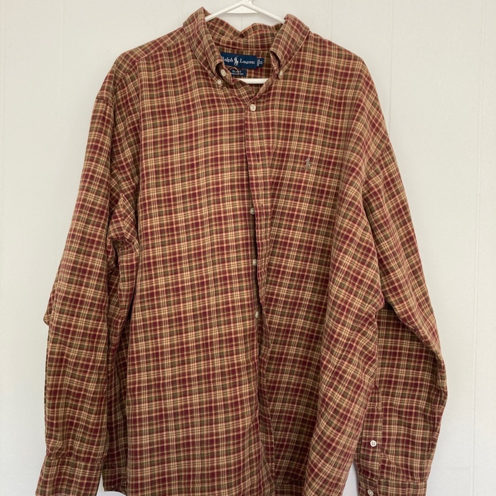 Polo Ralph Lauren Blake Flannel Shirt Size Extra Large